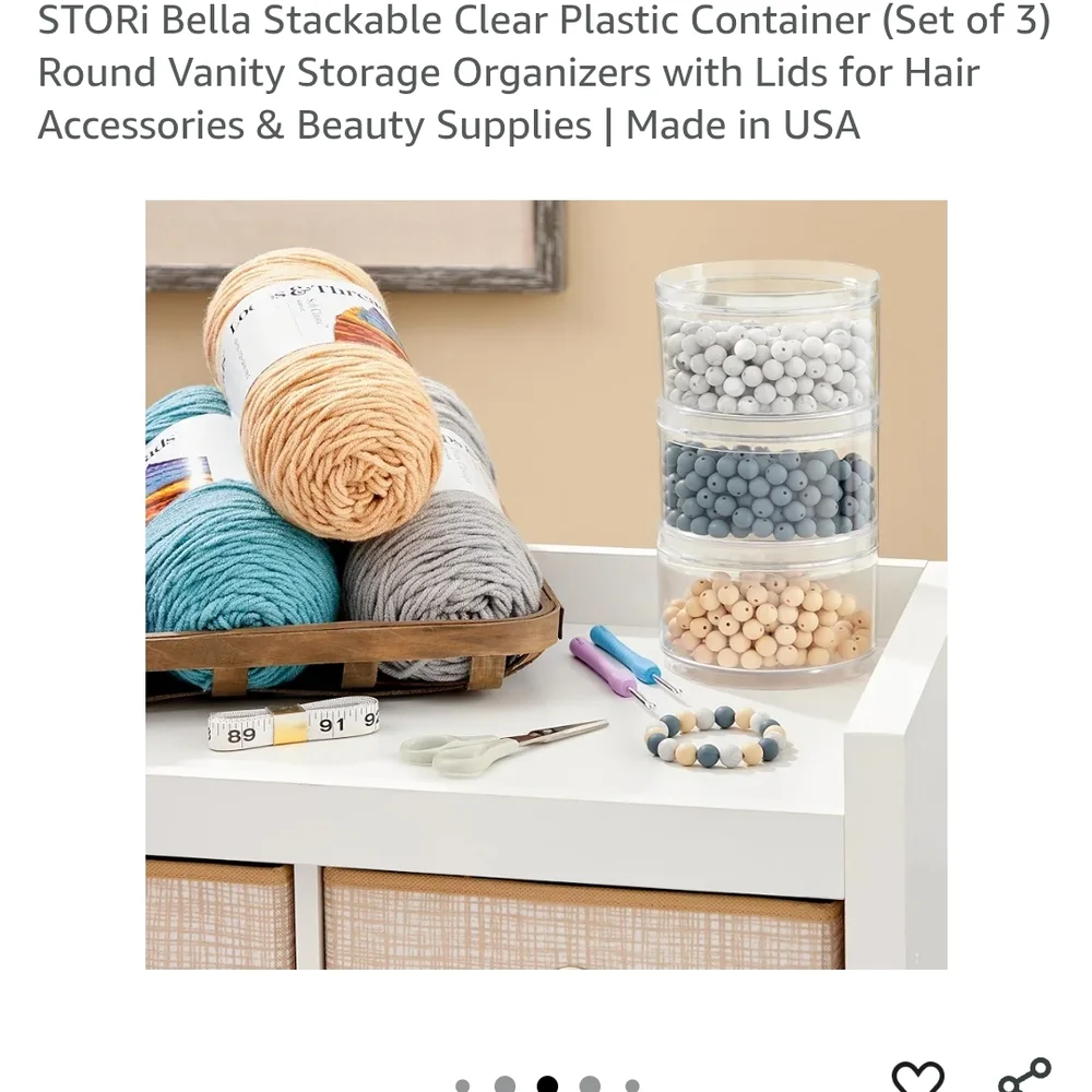 Clear Stackable Plastic Storage Containers - Picture 3 of 5